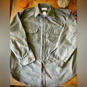 Filson Men’s Antique Tin Cloth Shirt